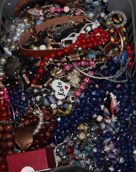 A group of assorted costume jewellery